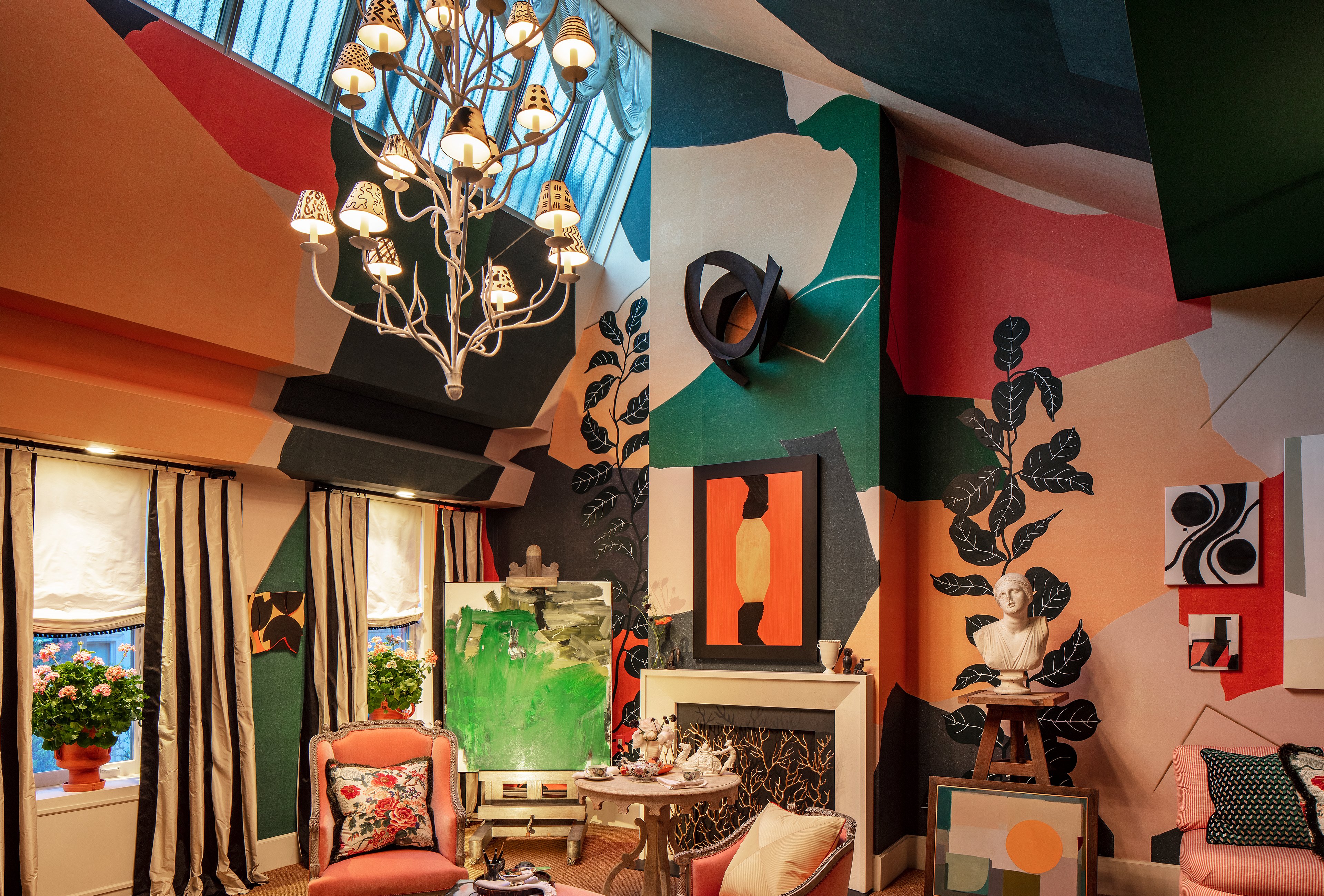 Young Huh's design for Kips Bay Decorator Show House Living Room