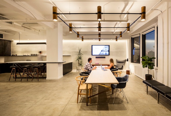 NY showroom 1 long table