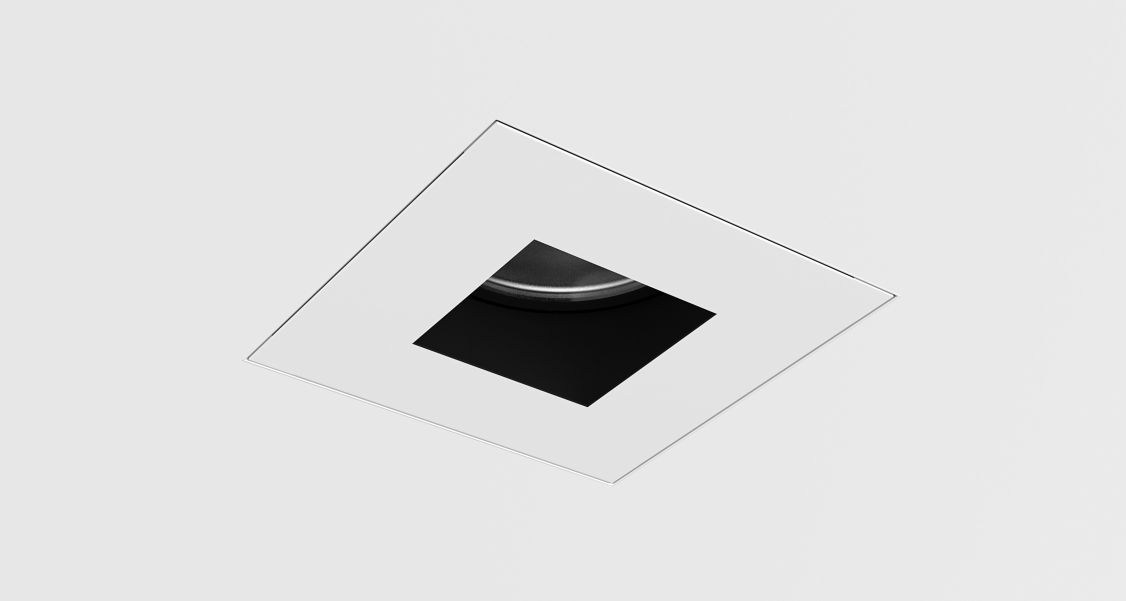 D3 Square Pinhole Shallow Regress Downlight Mud-In